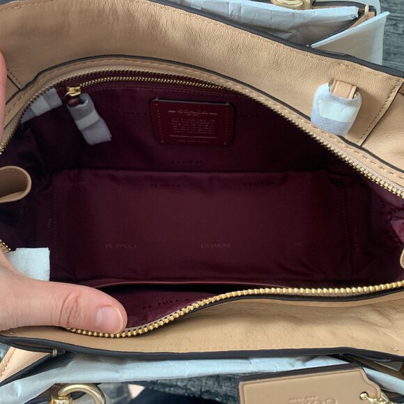 Coach Dreamer Bag NWT in Beechwood/Gold - Picture 8 of 14